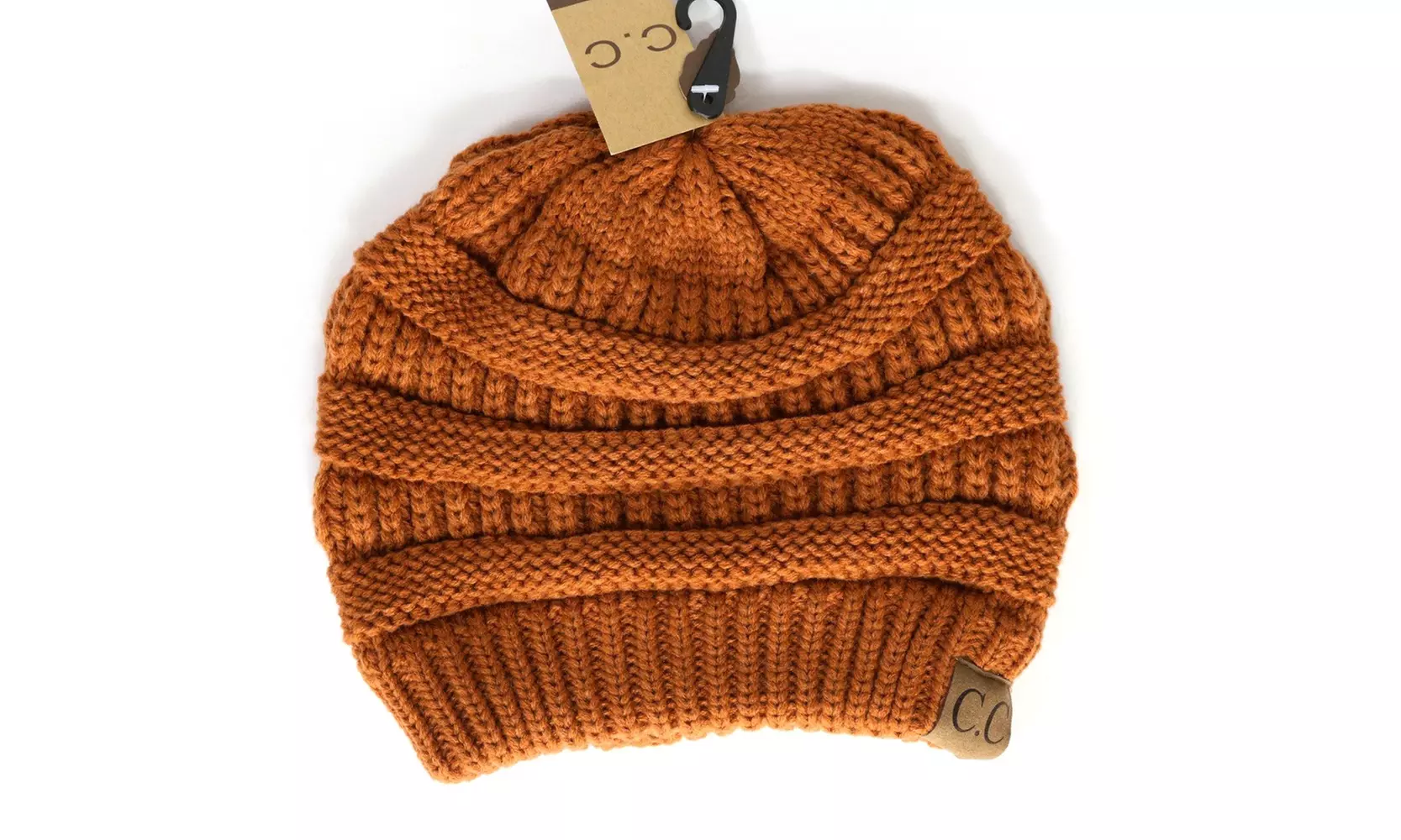 Cheveux Corp. Women's Solid Classic CC Beanie