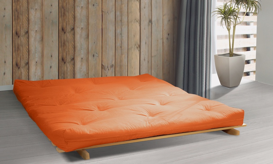 Image 24: Futon Frame and Mattress