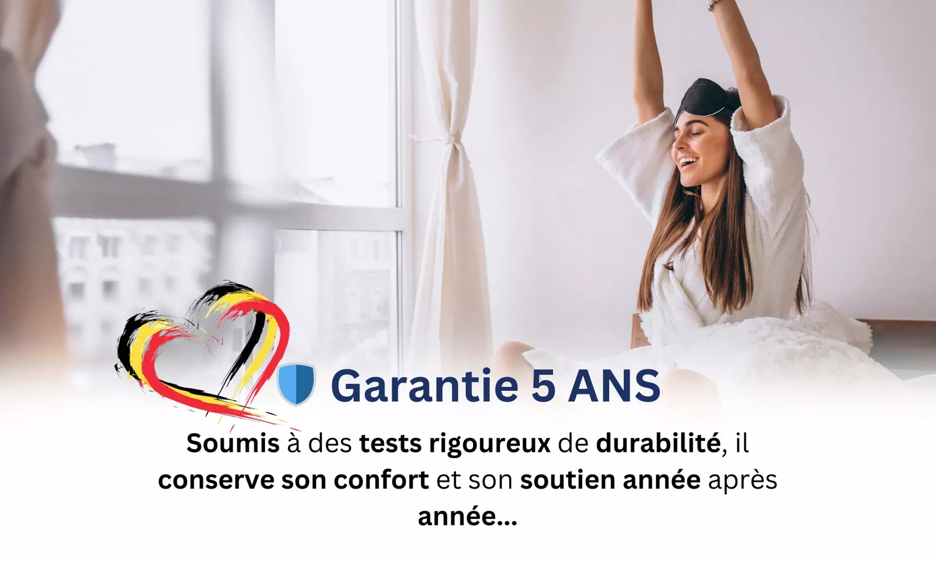 Ensemble sommier à lattes dynamiques et matelas à mémoire de forme