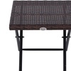 Image 6: Outsunny Rattan-Effect Foldable Coffee Table
