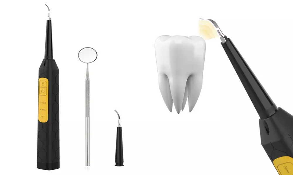 Efficient 3 Modes Electric Dental Plaque Remover Kit x1 or  x2