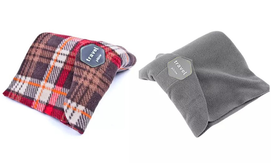 Image 9: Neck Support Travel Pillow