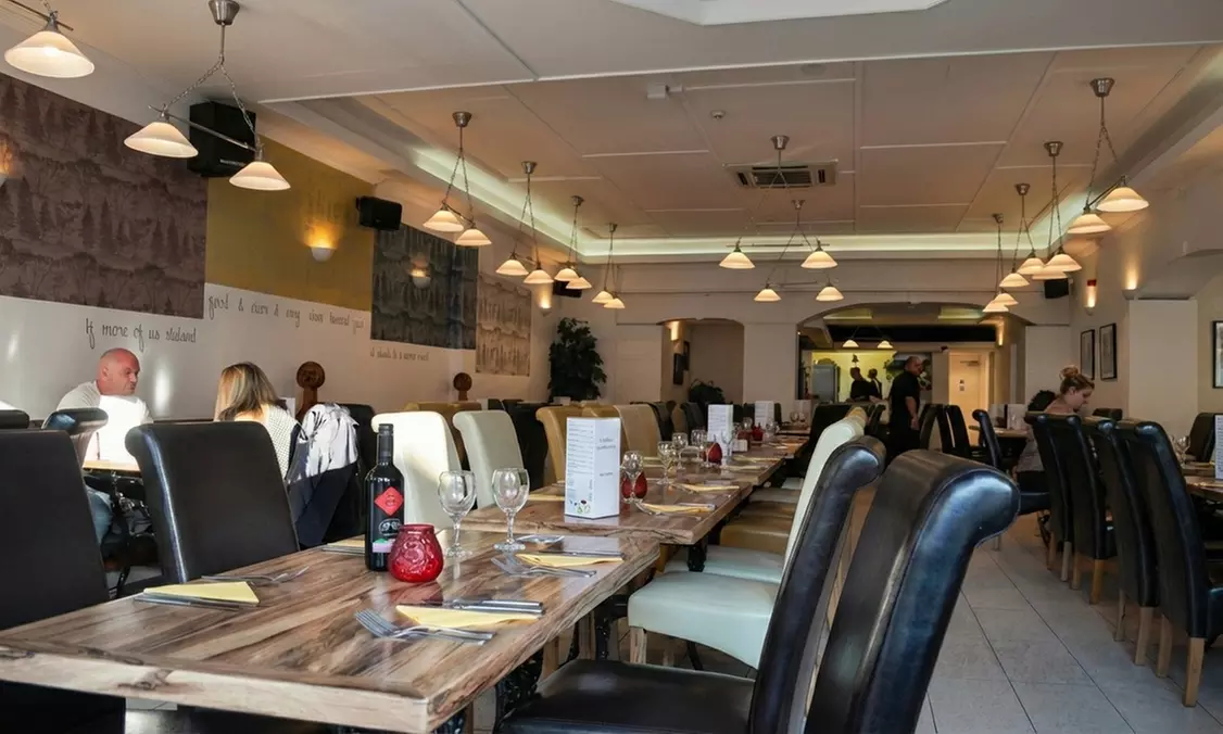 Two-Course Italian Meal with Wine for Two, Three, or Four People