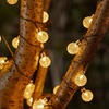 Image 3: Up to 50-Pack Solar-Powered Ball String Lights 