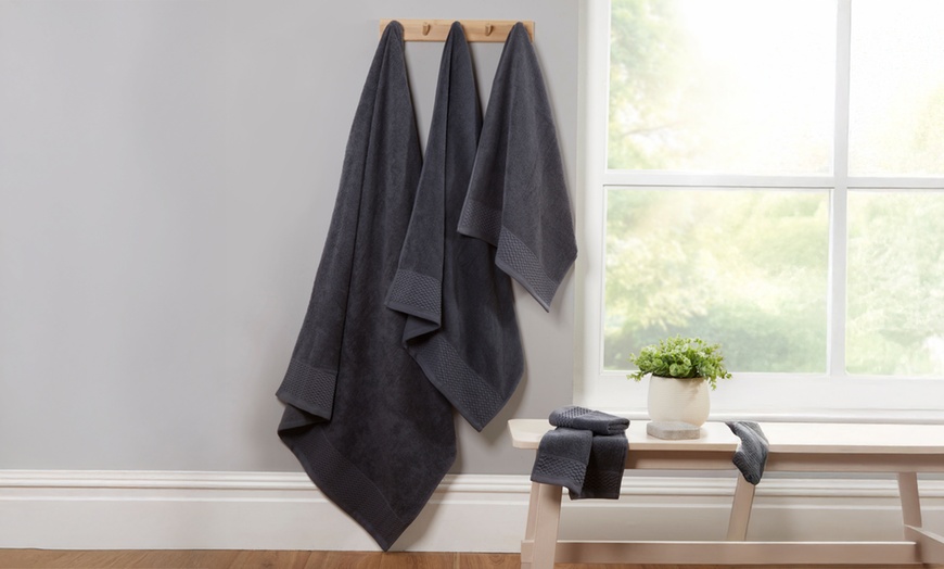 Image 2: Eden Weave 6pc Towel Bale - 500gsm Cotton, Ultra-Absorbent, OEKO-TEX