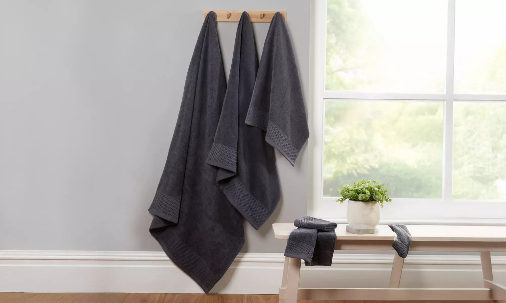 Eden Weave 6pc Towel Bale - 500gsm Cotton, Ultra-Absorbent, OEKO-TEX