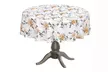Ruvanti 70-inch Stain-Resistant Cotton Round Tablecloth - Second Medium