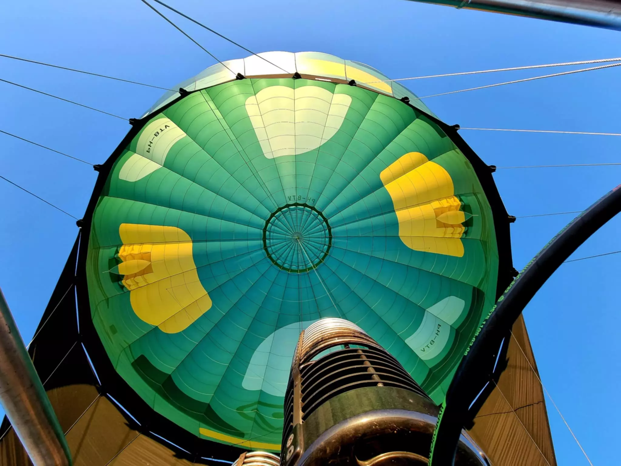 Belgique vue du ciel avec Ballonvaarten Dirk Lyssens