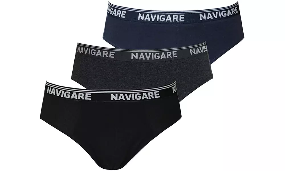 Pack di 3 o 6 slip o boxer da uomo Navigare