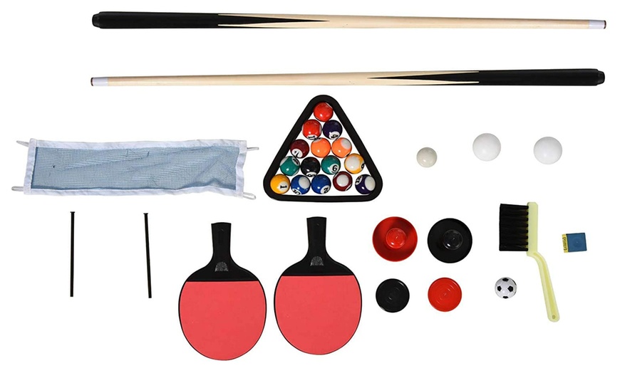 Image 4: 4 in 1 Games Table for Foosball, Ping Pong, Air Hockey or Pool