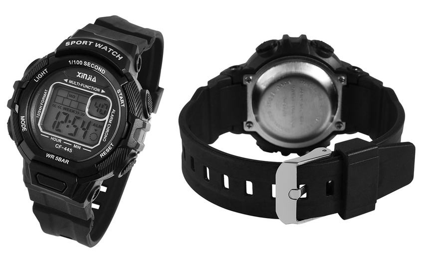 Image 3: Montre Xinja avec bracelet en silicone