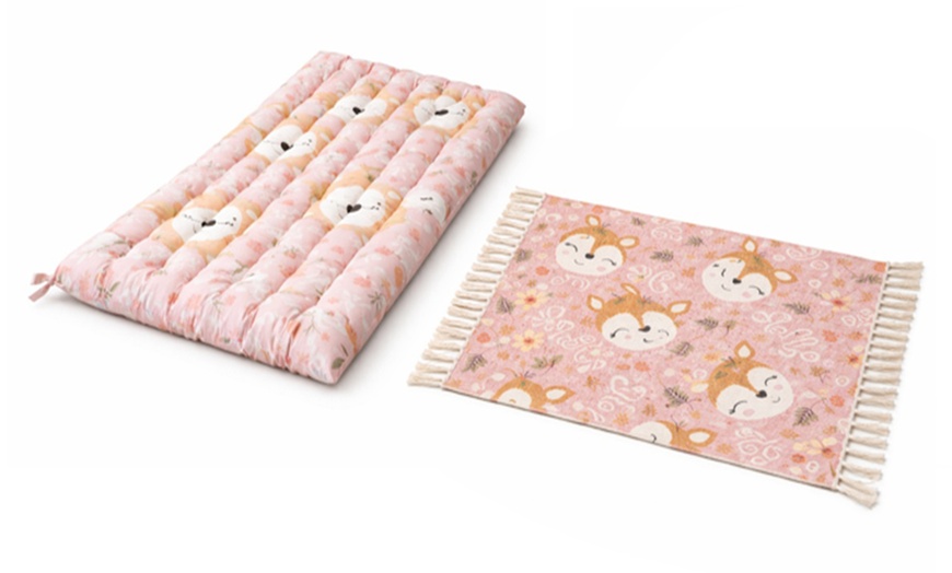 Image 10: Tapis et/ou matelas de sol en coton pour enfant
