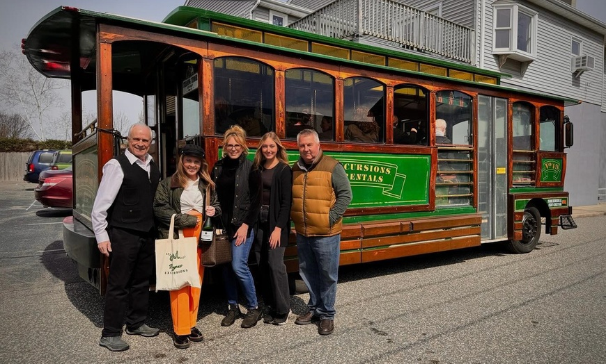 Image 2: Pints & Pinball Brewery Trolley Tour for One, Two, or Four People