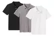 3-Pack Boy's Short Sleeve School Uniform Pique Polo Shirts (Sizes, 4-20) - Second Medium