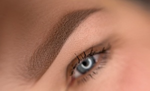 Makijaż permanentny brwi: pudrowe ombre