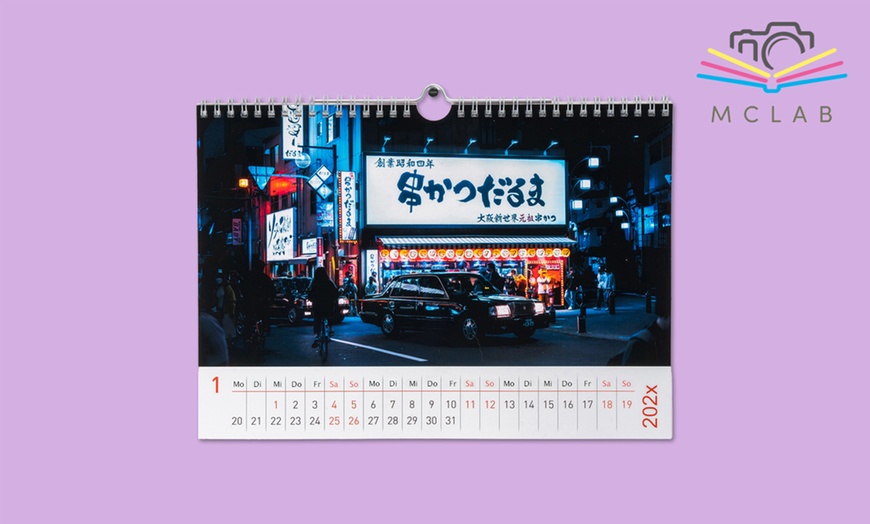 Image 1: Personalisierbarer Wandkalender A4, Wandkalender A3 oder Tischkalender