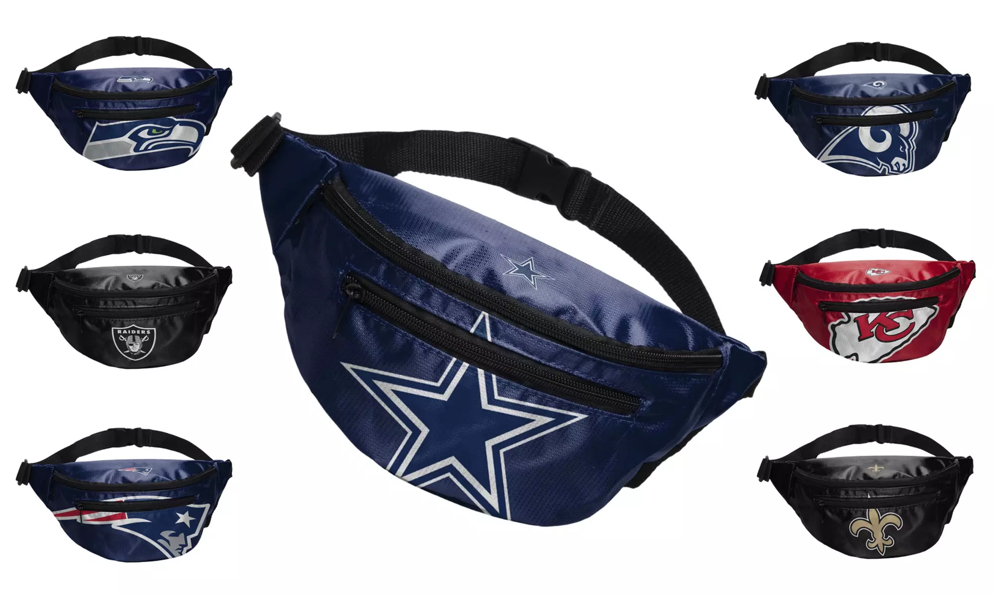 Forever Collectibles NFL Big Team Logo Fanny Packs - Primary Image