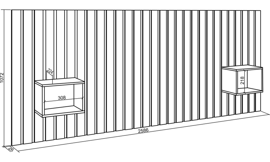 Image 27: Tête de lit en bois