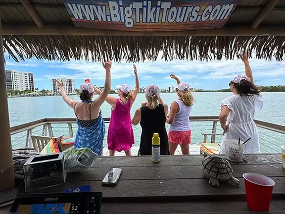 90-Min Sunset or 3-Hour Family Friendly Tiki Tours at Fort Myers Beach