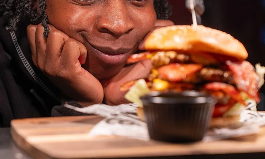 Image 3: Choice of Burger with Fries for One, Two, or Four People