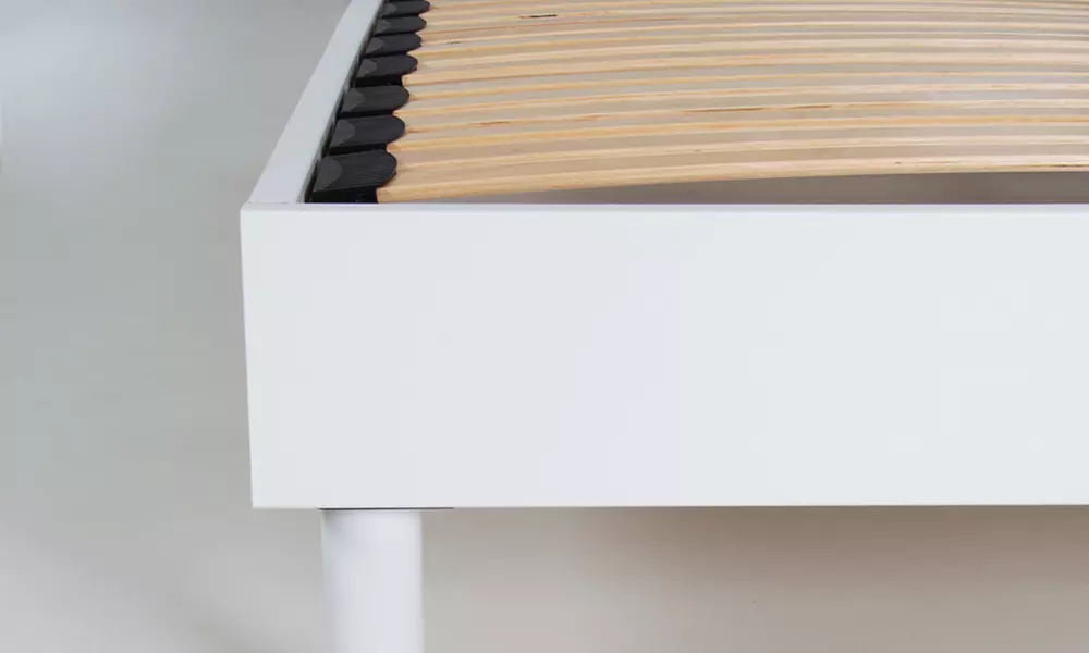 Sommier en bois avec bi-lattes, lattes flexibles, Maison Aubertin