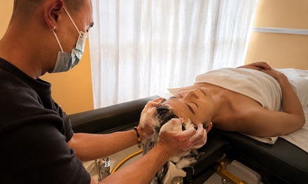 One 60 Min Classic, Chinese Herbal or Ginger Head Spa and Blow-dry - Vital Essential Spa and Wellness