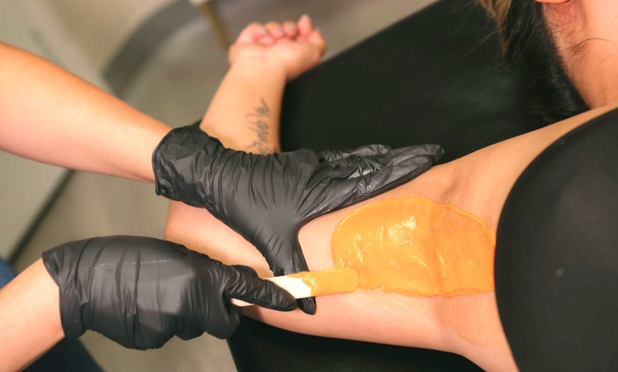 Image 2: Brazilian (Female Only), Brow Wax w/ Underarm or Upper & Lower Lip Wax