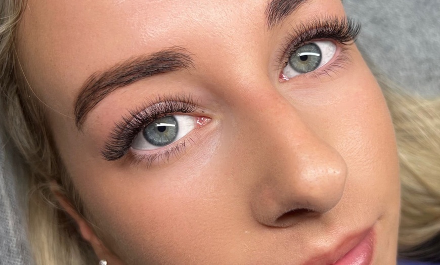 Image 1: Enhance Beauty w/ Full Set Eyelash Extensions/ Brow Wax /Tint Services