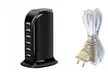 Zummy 30W Multi 6 Port USB Charger Rapid Charging Station Desktop Hub - Second Medium