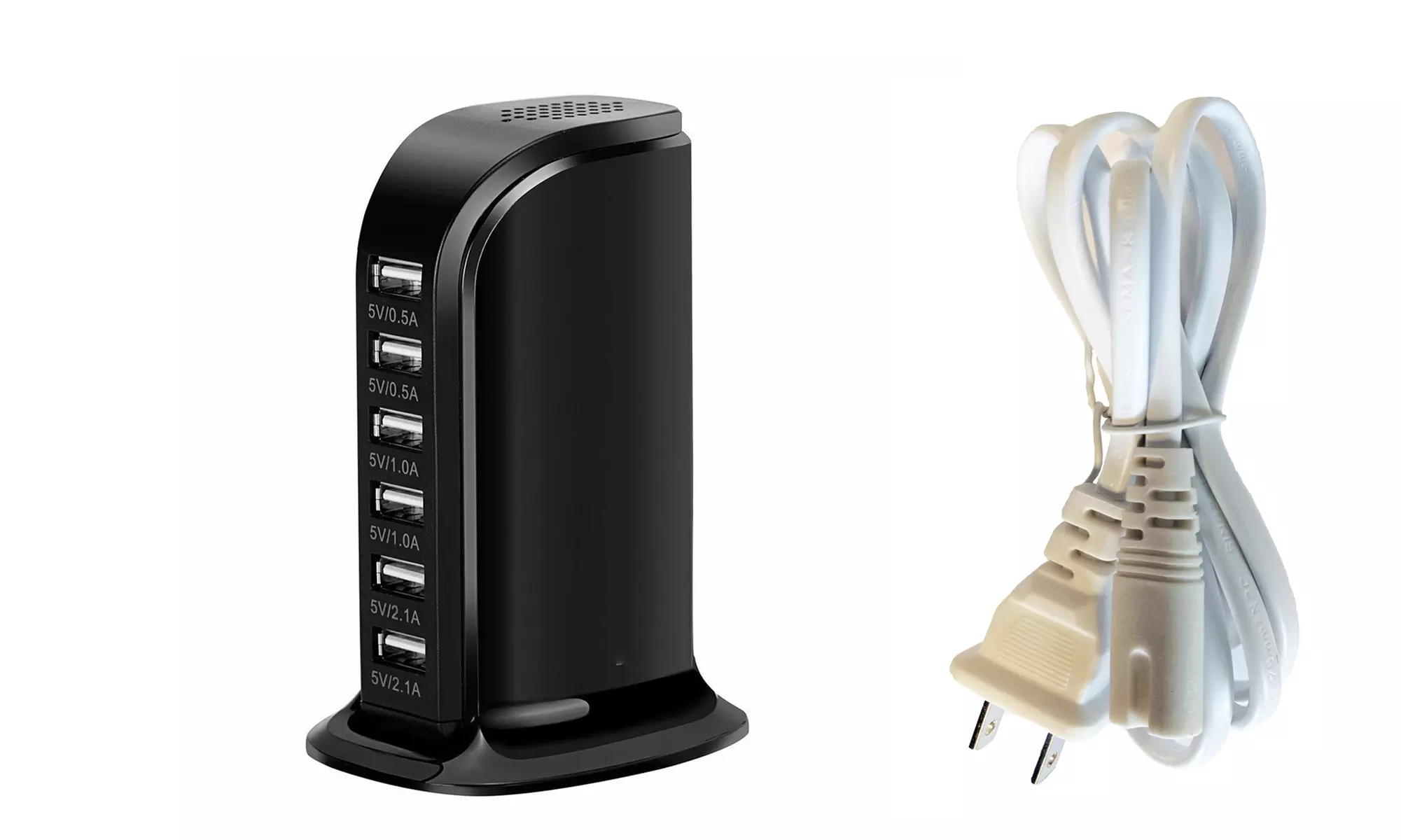 Zummy 30W Multi 6 Port USB Charger Rapid Charging Station Desktop Hub