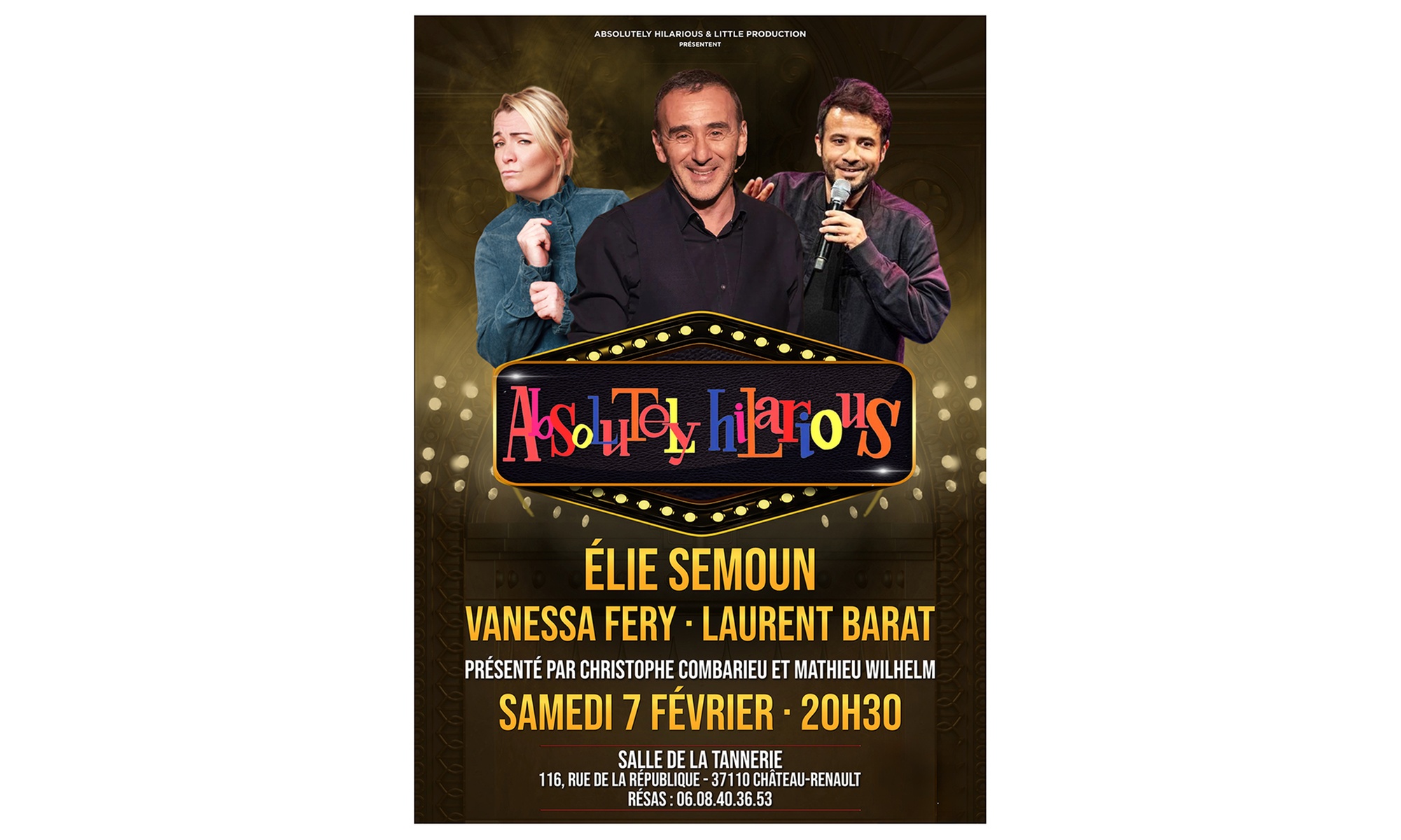 1 place pour le plateau d’humour avec Elie Semoun