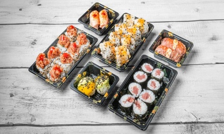 Para 2: menú de sushi para recoger con 20 piezas de sushi a elegir y 2 bebidas - Suzaku