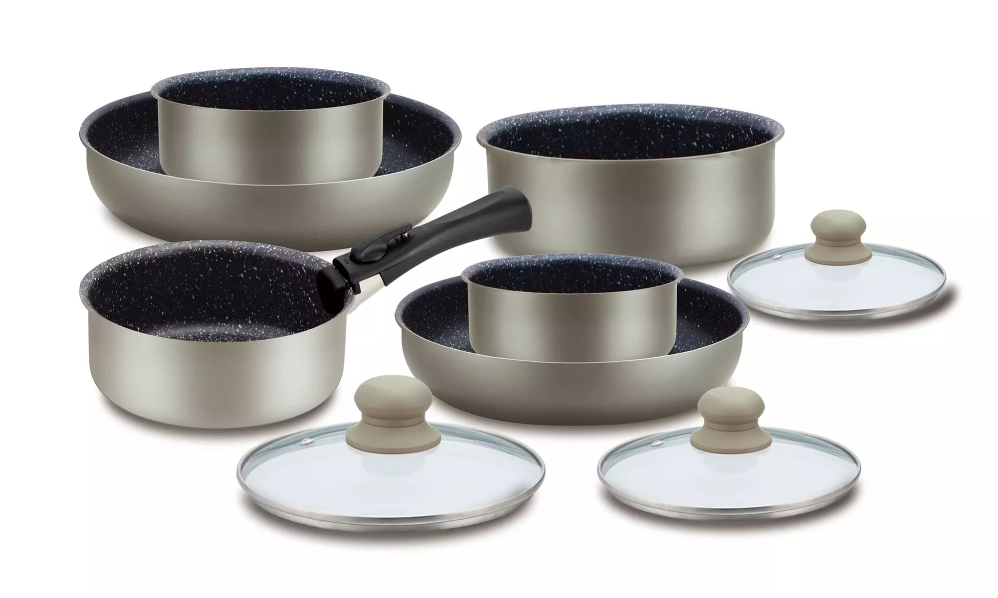 Herzberg 10er-Set Kochgeschirr