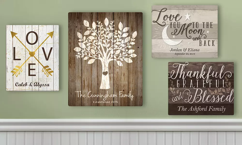 Create Custom Family Wall Signs to Personalize Your Space