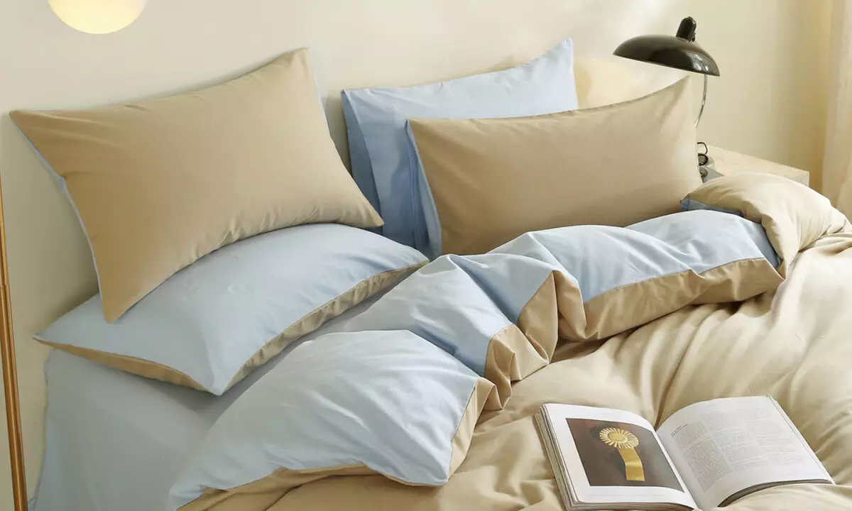 Reversible Pure Cotton Pillowcase Pair