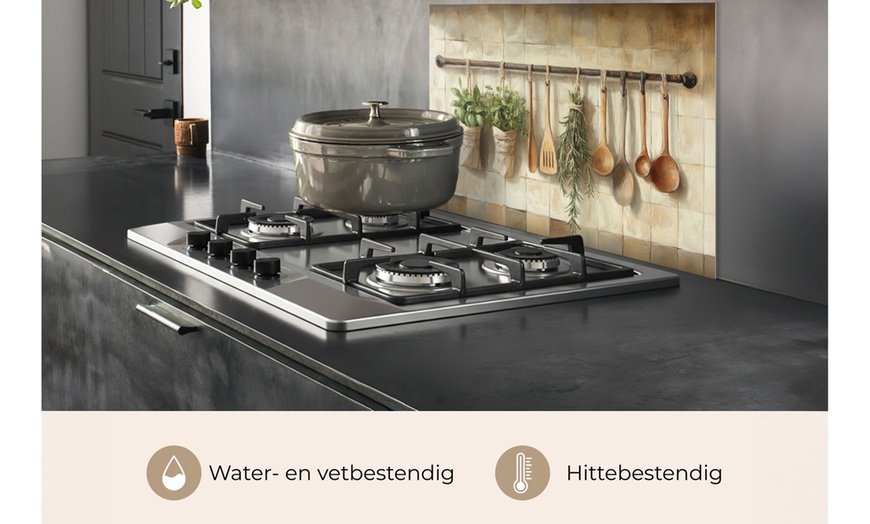 Image 3: Fond de hotte pour cuisine, format au choix