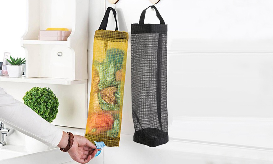 Image 1: Two Hanging Mesh Storage Bags