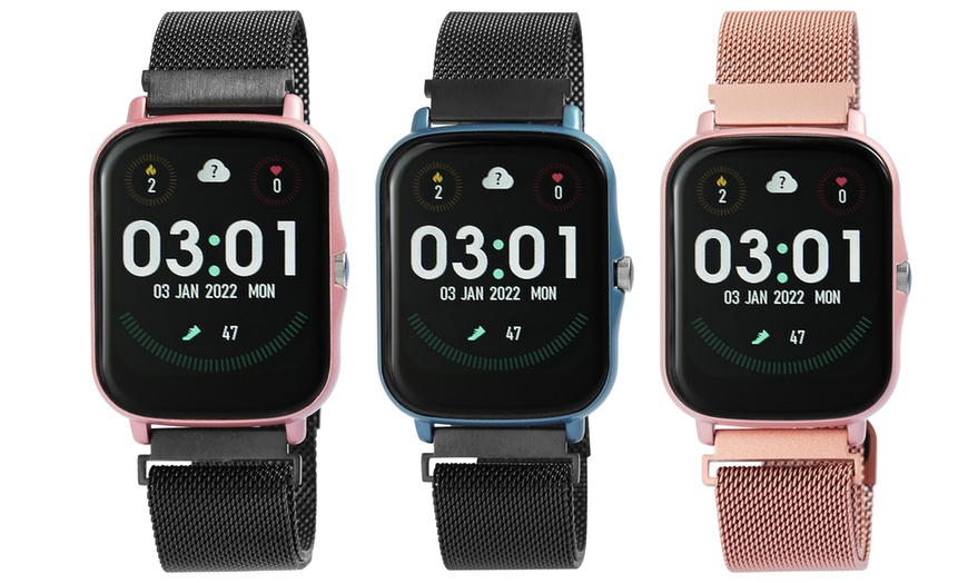 Image 16: 1x, 2x oder 3x Time Tech Smartwatch