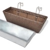 Image 14: Set 2 rotan balkon plantenbakken