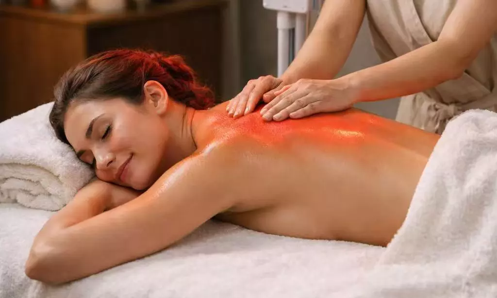 Relax with One or Couples 70-Min Combo + 50 Min Body Massage, 20 Min Sauna with Hot Stone & More(Up to 50%Off) - Primary Image