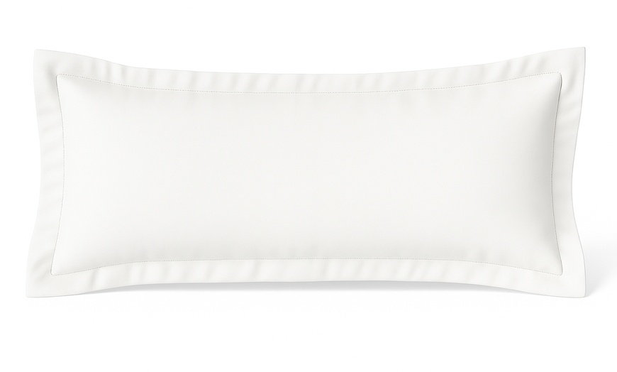 Image 11: Taie d’oreiller blanche unie, Sampur