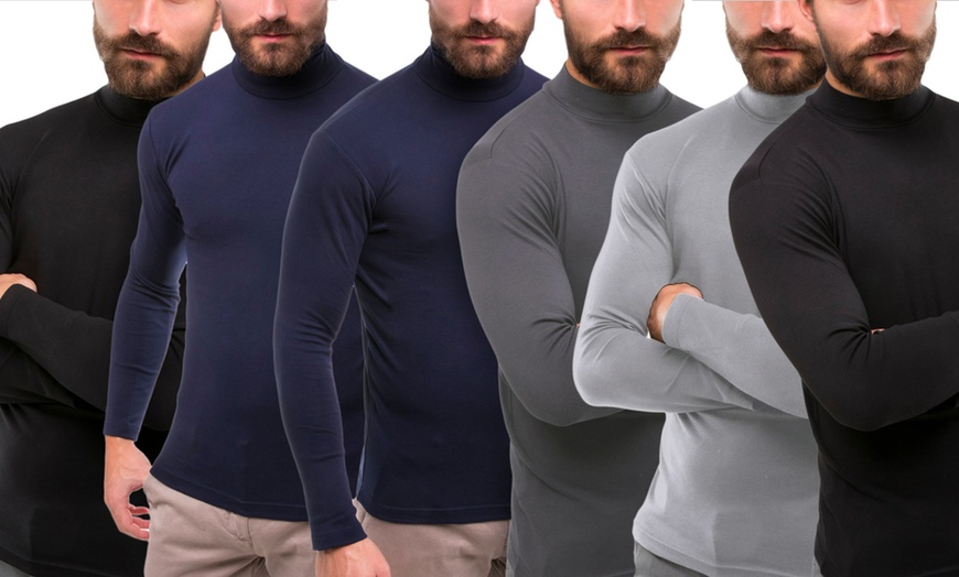 Image 1: Lot de 5 t-shirts à manches longues thermiques "Bradley"