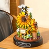 Image 2: LEGO Inspired Insect-Themed Potted Plant Building Blocks Set