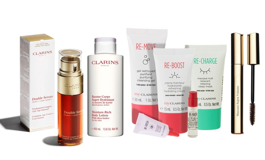 Image 1: Clarins Skincare or Makeup Collection