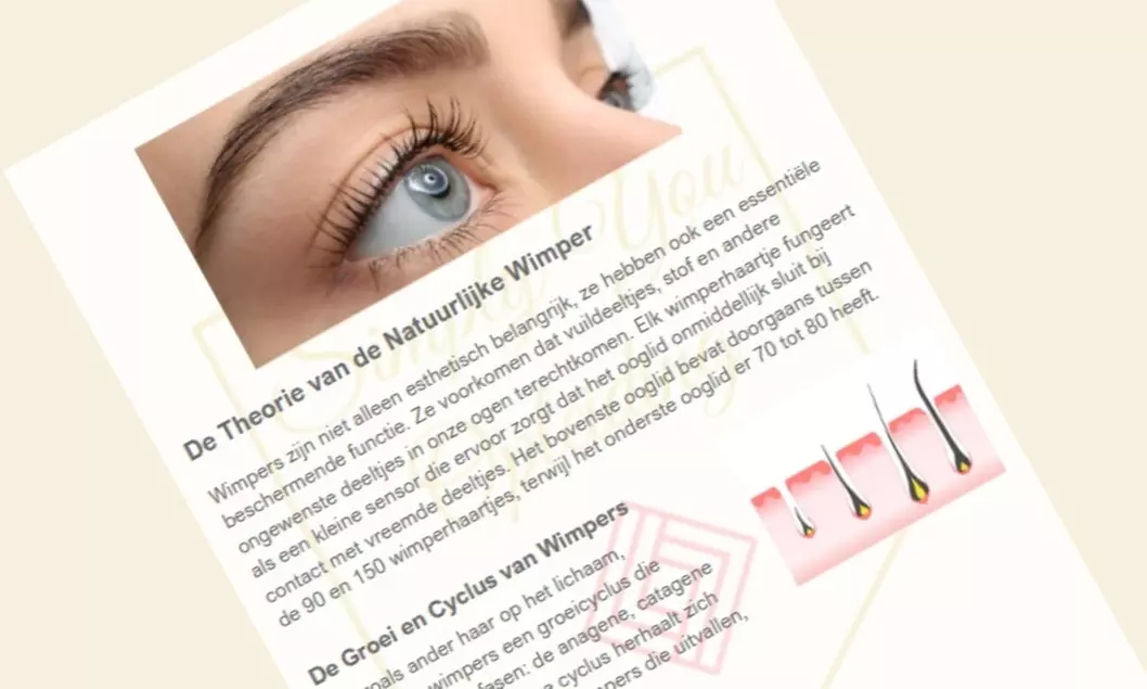 Online cursus 'One by One' wimperextensions