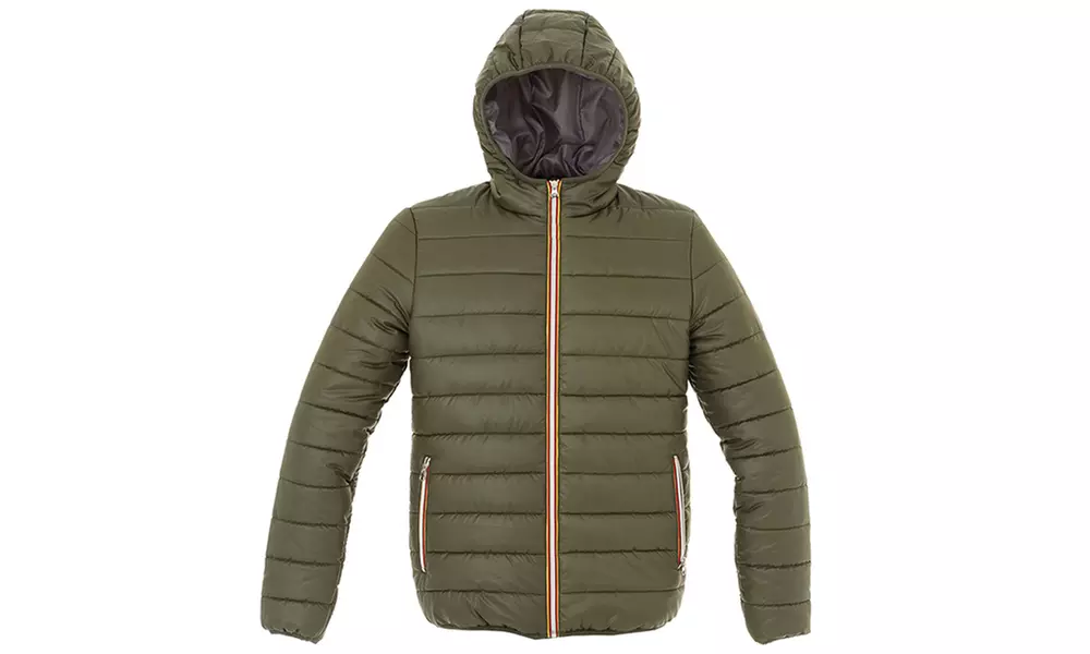 Piumino Uomo Imbottito 200GR Effetto Piuma, disponibile in vari colori e dalla S alla 3XL - Image 7