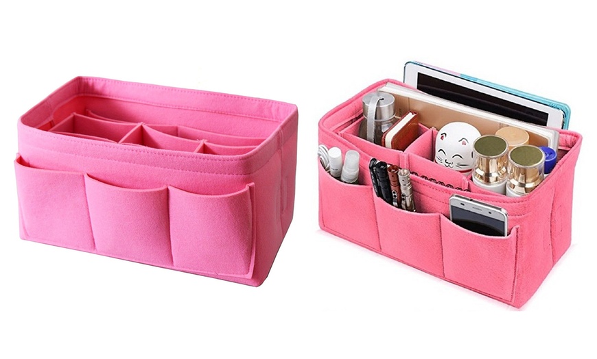 Image 3: Multi-Pocket Bag Organizer 