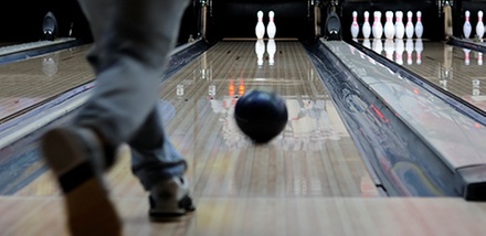 One-Hour Lane Reservation with Complimentary Shoe Rental - For up to 5 Bowlers - Lucky 6 Lanes - Marengo