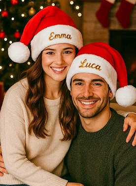 Personalized Christmas Hat Process