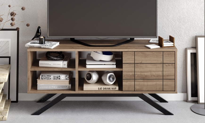 Image 3: Decorotika North TV Stand and Media Console